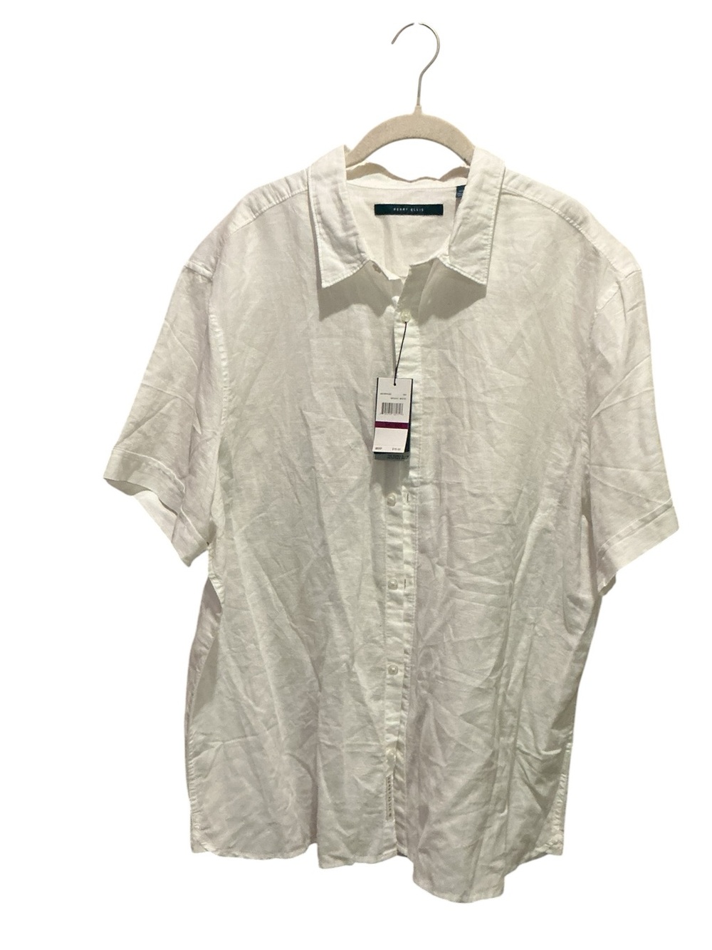 NWT Perry Ellis White Button Down Shirt